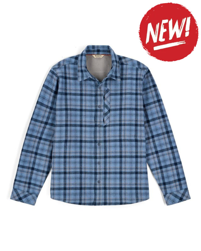 Sport SIMMS Coldweather Shacket Schooner Plaid: Albacore
