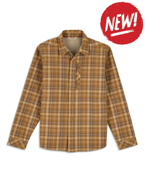 Sport SIMMS Coldweather Shacket Schooner Plaid: Bronzeback