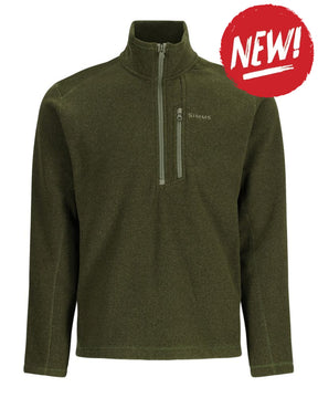 Sport SIMMS Rivershed Half Zip Riffle Heather - S - SPORTS