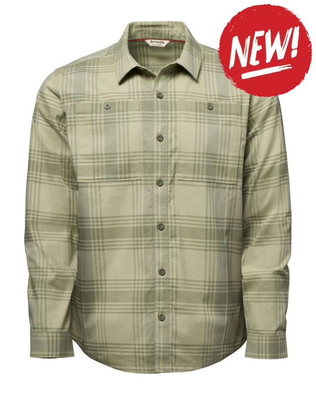 Sport SIMMS Tailout Flannel Louie Pld Willow - S - SPORTS