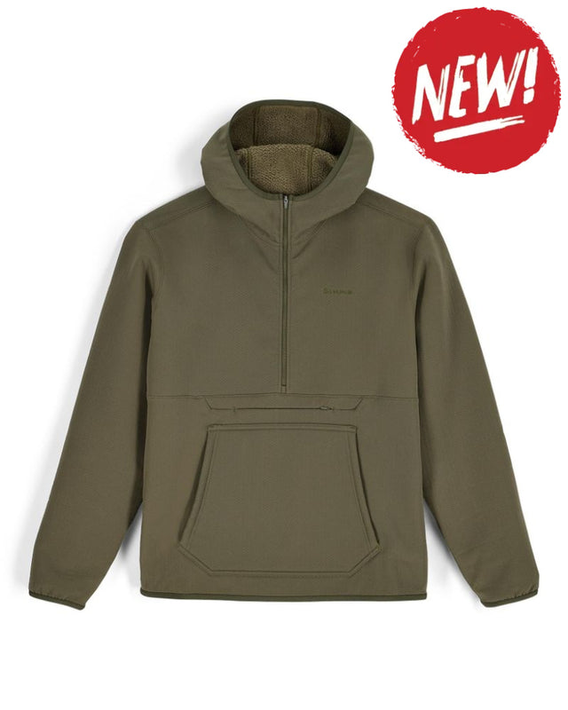 Stratificare SIMMS Strata 330 Half-Zip Hoody Loden - S