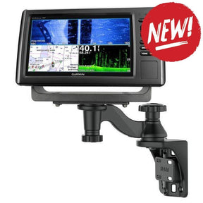 Suport sonar barca cu braț oscilant RAM vertical de 15 cm