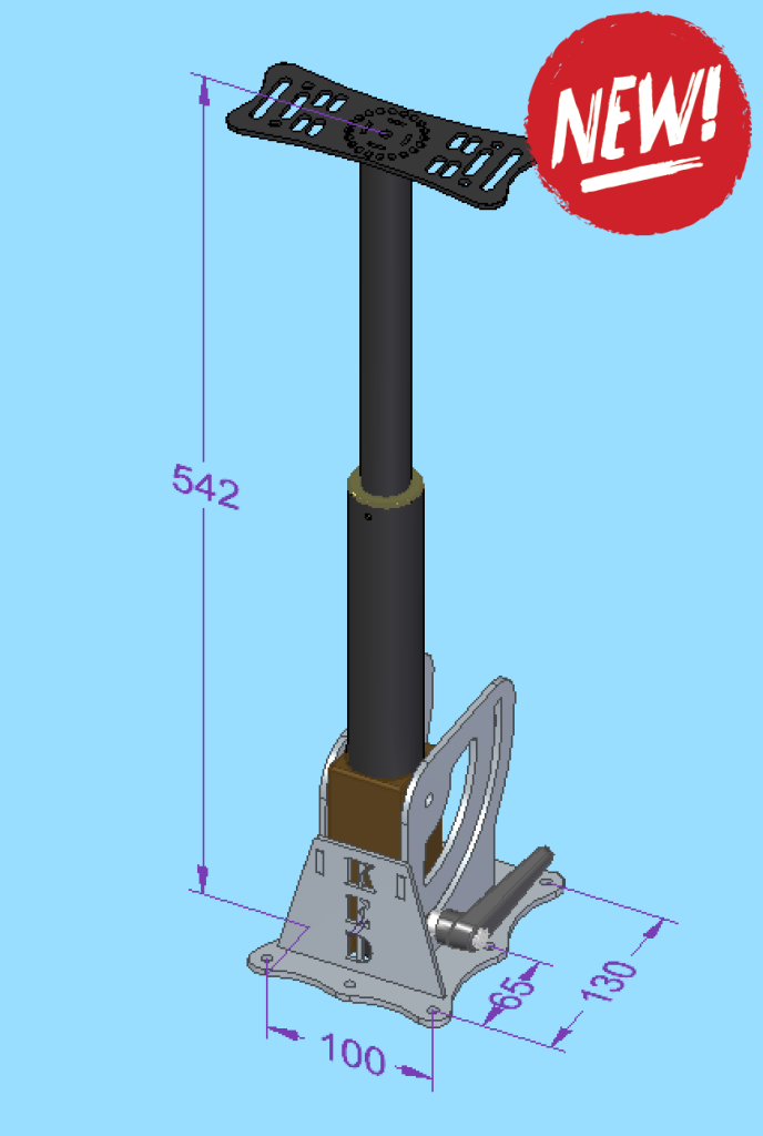 Suport Sonar Reglabil Inox pentru barca KED