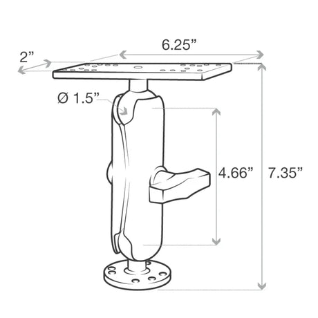 Suport Sonar Ram Mount Ram-111U