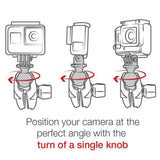 Suport universal pentru camera de acțiune RAM Track Ball montaj pe sina