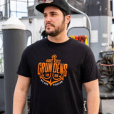 Tricou Grundens Logo Anchor Ss T - Shirt Black