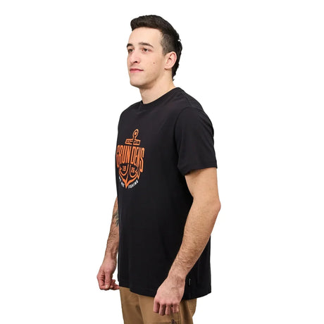 Tricou Grundens Logo Anchor Ss T - Shirt Black