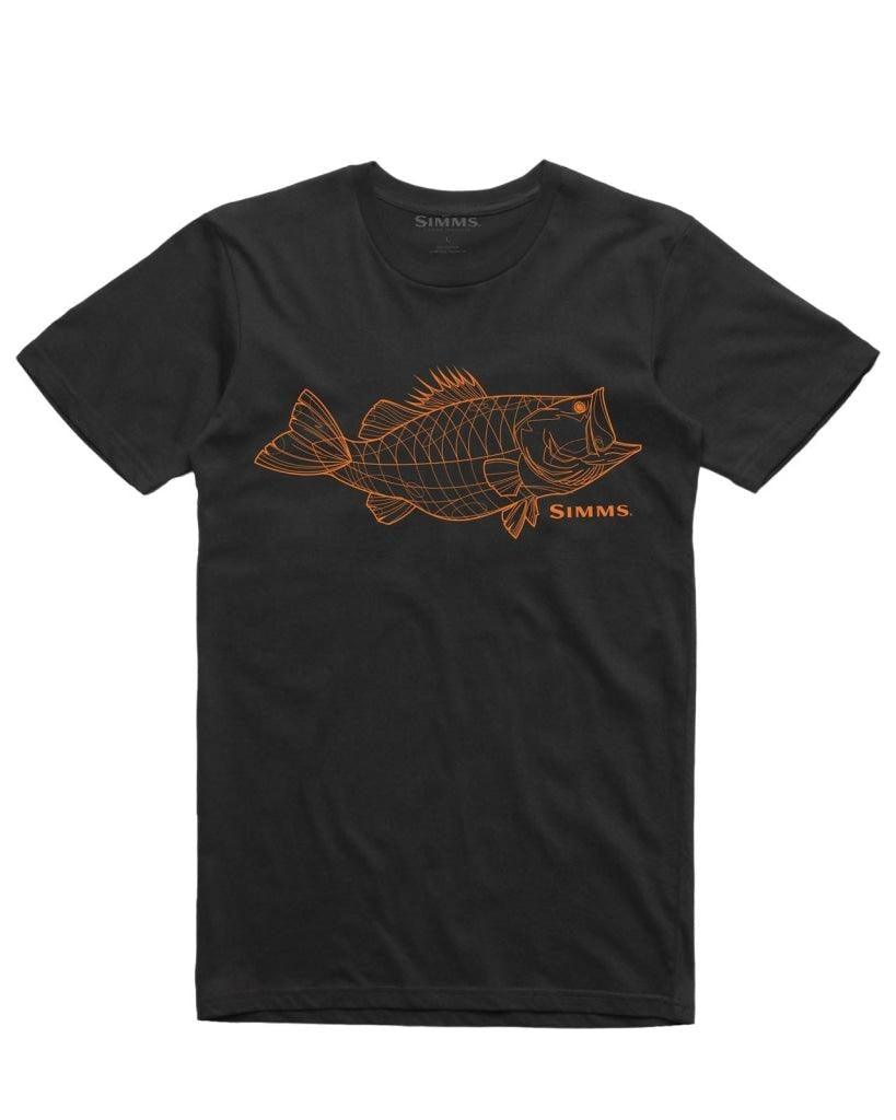 Tricou Simms Bass Line T-Shirt Black