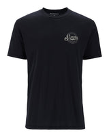 Tricou Simms Circle Lockup Black