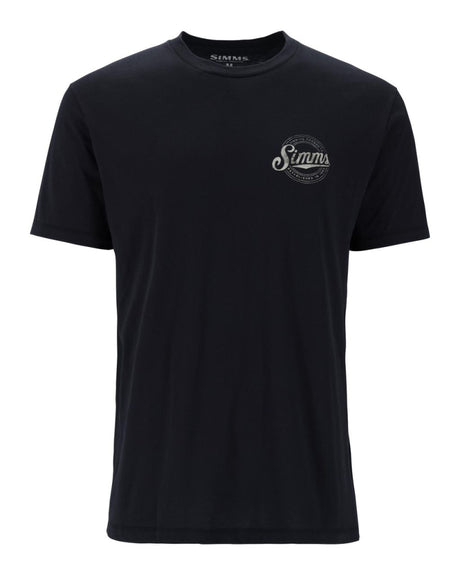 Tricou Simms Circle Lockup Black