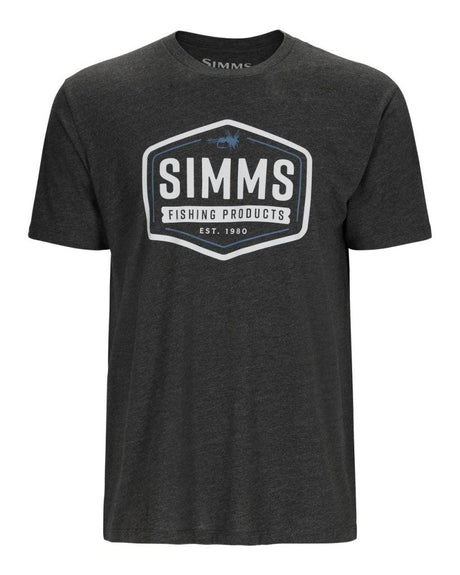 Tricou SIMMS Fly Patch Charcoal Heather