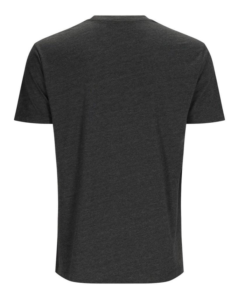 Tricou SIMMS Fly Patch Charcoal Heather