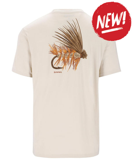 Tricou Simms Let It Fly Natural