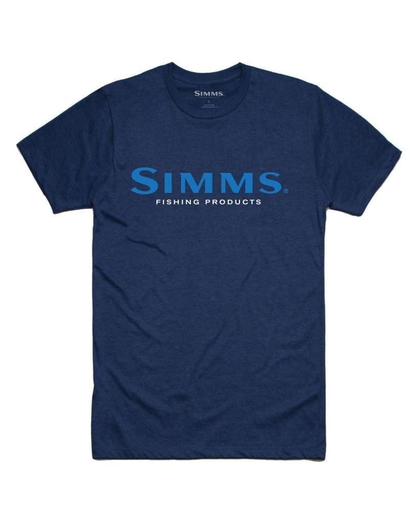 Tricou Simms Logo T-Shirt Dark Moon Heather
