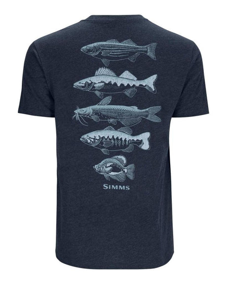 Tricou SIMMS Species Navy Heather S