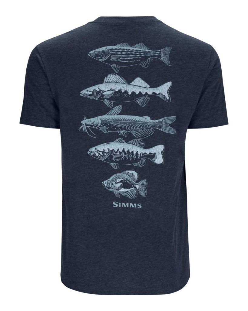 Tricou SIMMS Species Navy Heather S