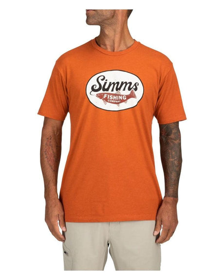 Tricou Simms Trout Wander T-Shirt Adobe Heather