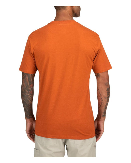 Tricou Simms Trout Wander T-Shirt Adobe Heather