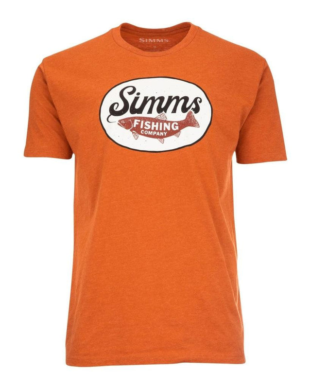 Tricou Simms Trout Wander T-Shirt Adobe Heather