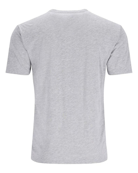 Tricou SIMMS Wood Trout Fill Grey Heather