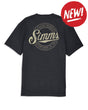 Tricouri SIMMS Circle Lockup T-Shirt Charcoal Heather - S
