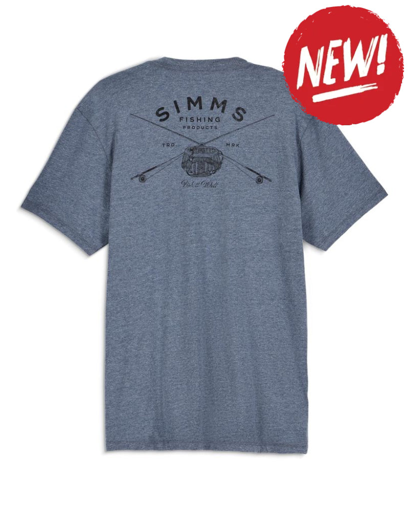 Tricouri SIMMS Classic Tackle T-Shirt Athletic Heather - S