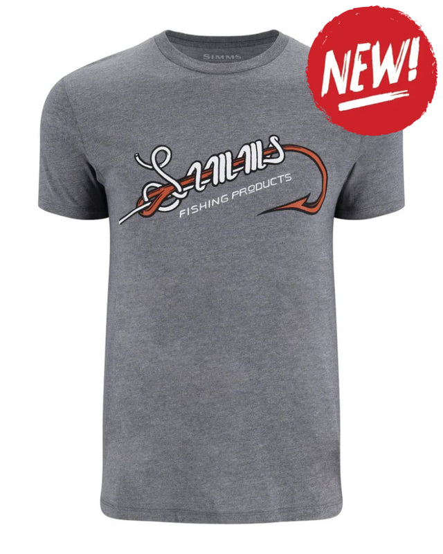 Tricouri SIMMS Simms Hook & Loop T-Shirt Athletic Heather