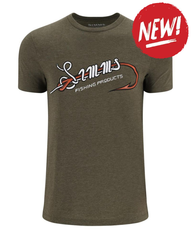 Tricouri SIMMS Simms Hook & Loop T-Shirt Military Heather