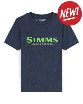 Tricouri SIMMS Kids Logo T-Shirt Harbor Blue - S - TSHIRT