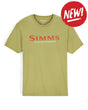 Tricouri SIMMS Simms Logo T-shirt Tent Green - S - TSHIRT