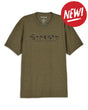 Tricouri SIMMS Simms Shroud Fill Logo T-Shirt Military