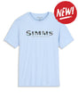 Tricouri SIMMS Simms Shroud Fill Logo T-Shirt Sky Blue - S