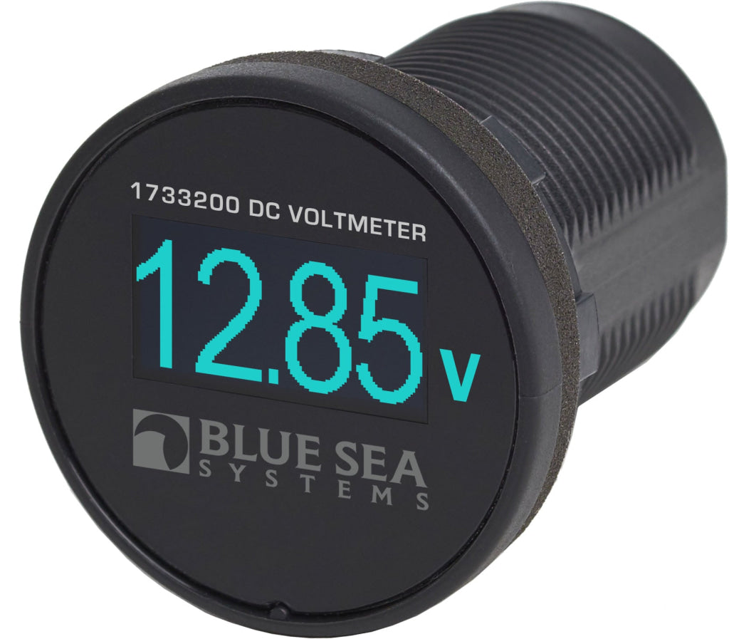 Voltmetru marin Blue Sea Systems Mini OLED DC culoarea