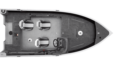 Barca Aluminiu Alumacraft Competitor 165 165Cs (Consola Laterala) Motor Boats