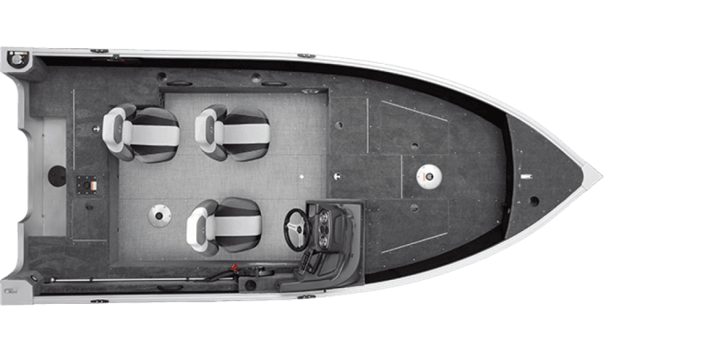 Barca Aluminiu Alumacraft Competitor 165 165Cs (Consola Laterala) Motor Boats