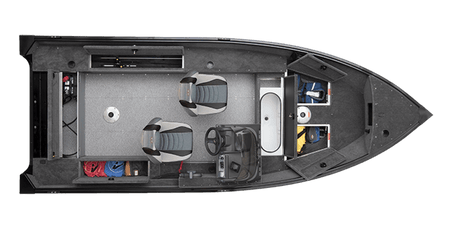 Barca Aluminiu Alumacraft Escape 165 Cs Cu Consola Motor Boats