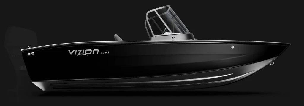 Barca De Aluminiu Vizion 470S Negru