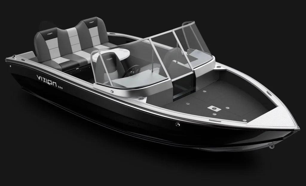 Barca De Aluminiu Vizion 500 Negru