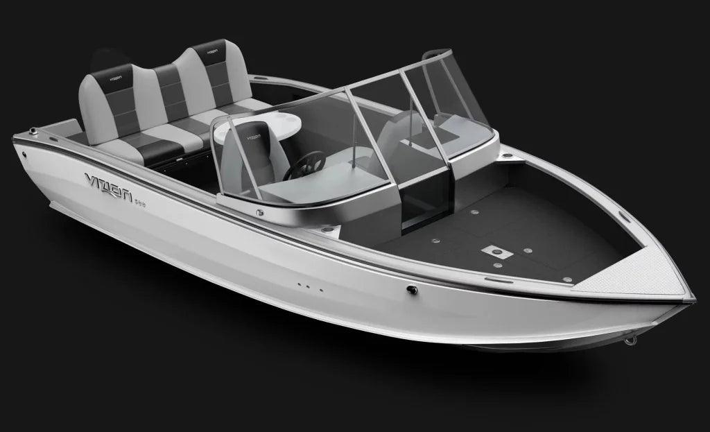 Barca De Aluminiu Vizion 500 Alb