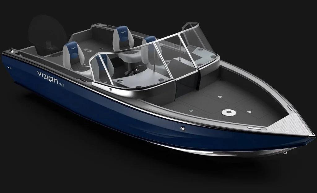 Barca De Aluminiu Vizion 600 Albastru