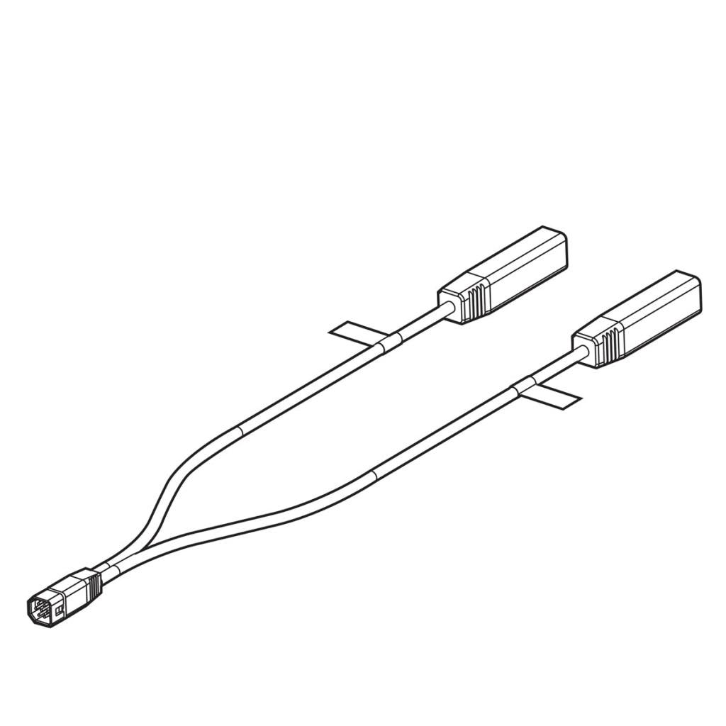 Cablu Splitter Humminbird 9 M Sidb Y - Helix Side Imaging &amp; 2D Sonar Splitter Cable