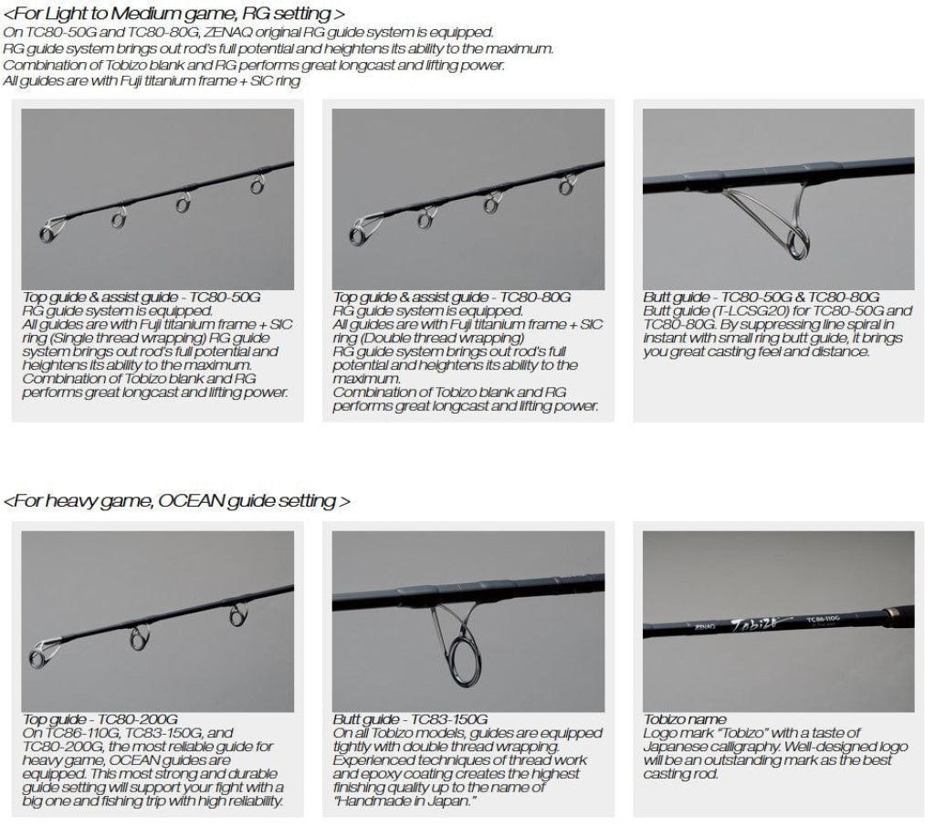 美品 トビゾー ゼナック ZENAQ Tobizo TC86-110G - フィッシング