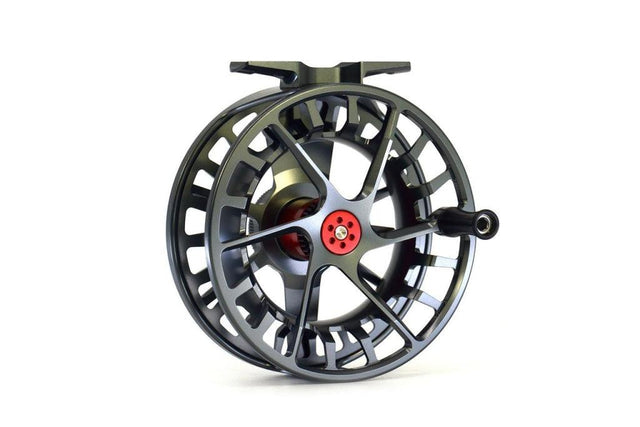 Mulineta Fly Waterworks Lamson Speedster -7+ Dark Smoke Fishing Reels