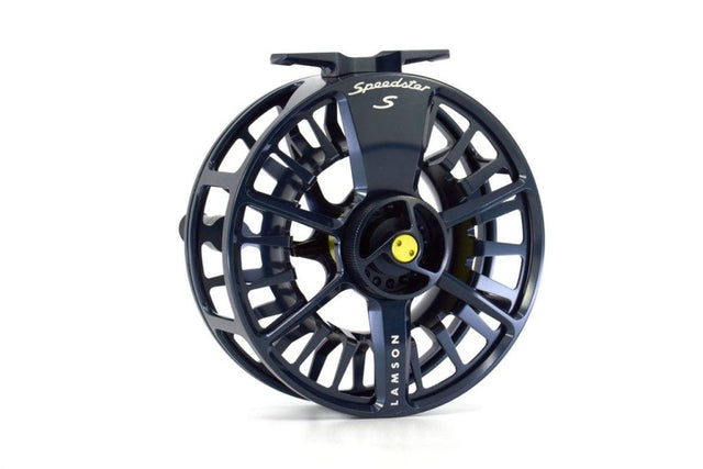 Mulineta Fly Waterworks Lamson Speedster -7+ Midnight Fishing Reels