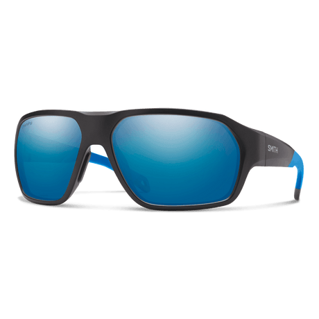 Ochelari Polarizati Smith Decboss Matte Black / Blue Polar Mirror