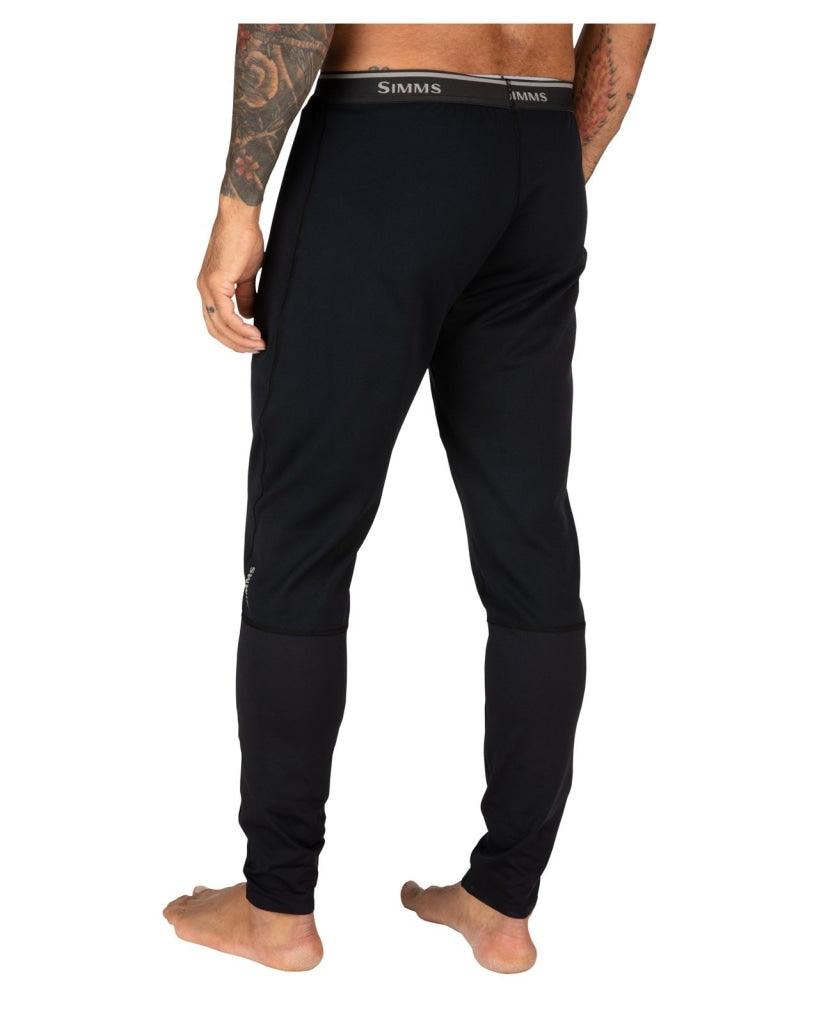 Pantaloni Simms Heavyweight Baselayer Bottom Black Clothing